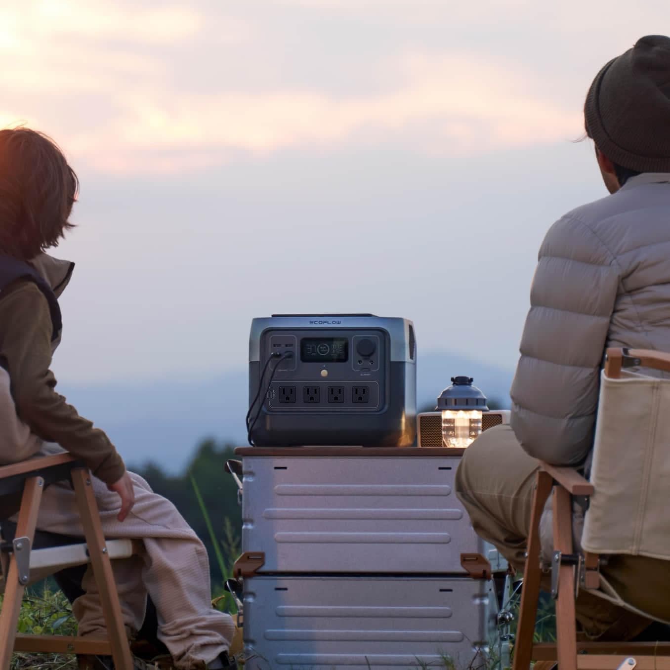 EcoFlow RIVER 2 Pro Portable Power Station - AC Coupled Solar System