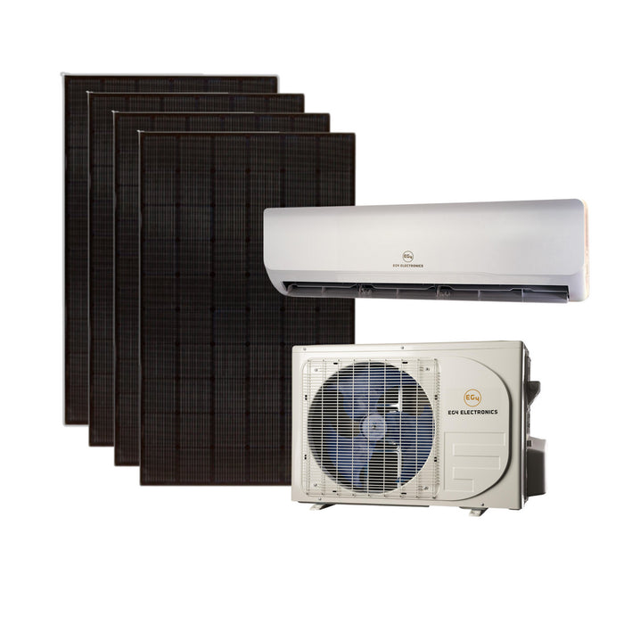 EG4 Hybrid Solar Mini Split Kit | 12k BTU AC/DC | SEER22 | 1760w of Solar PV