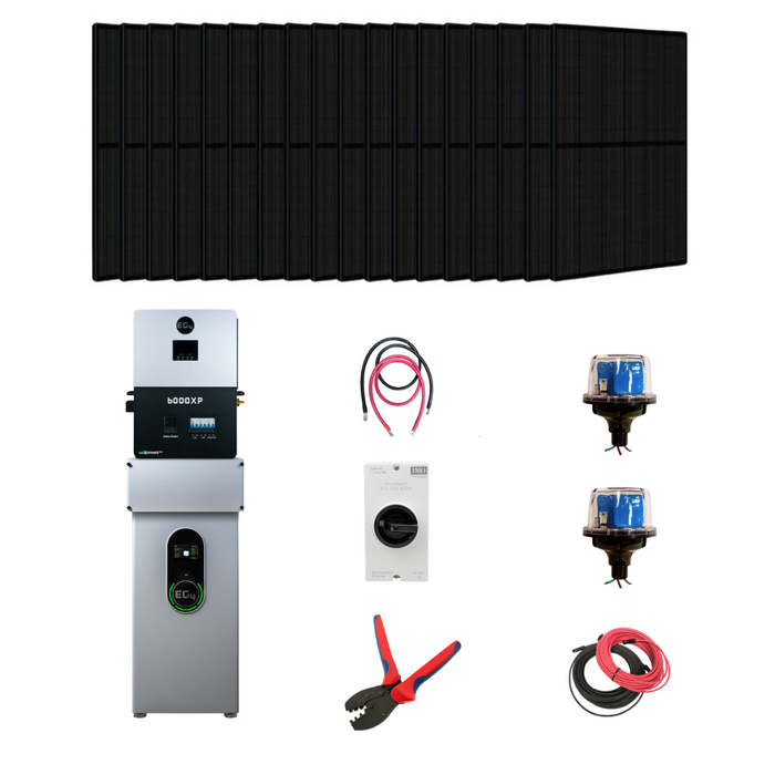 Complete Off Grid Solar Panel Kit | EG4 6000XP | 6000W Continuous Power | Up To 8kW PV Input | 48V Battery System