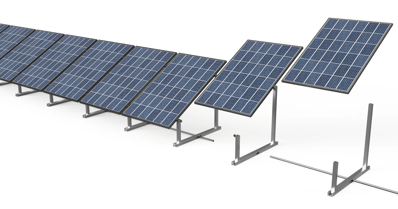 IntegraRack IR-30 Solar Panel Ground Mount Rack | 30 Degree Angle
