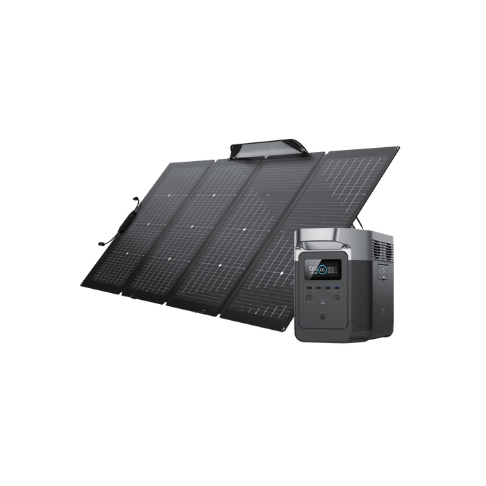 EcoFlow US Bundle EcoFlow DELTA + 220W Portable Solar Panel