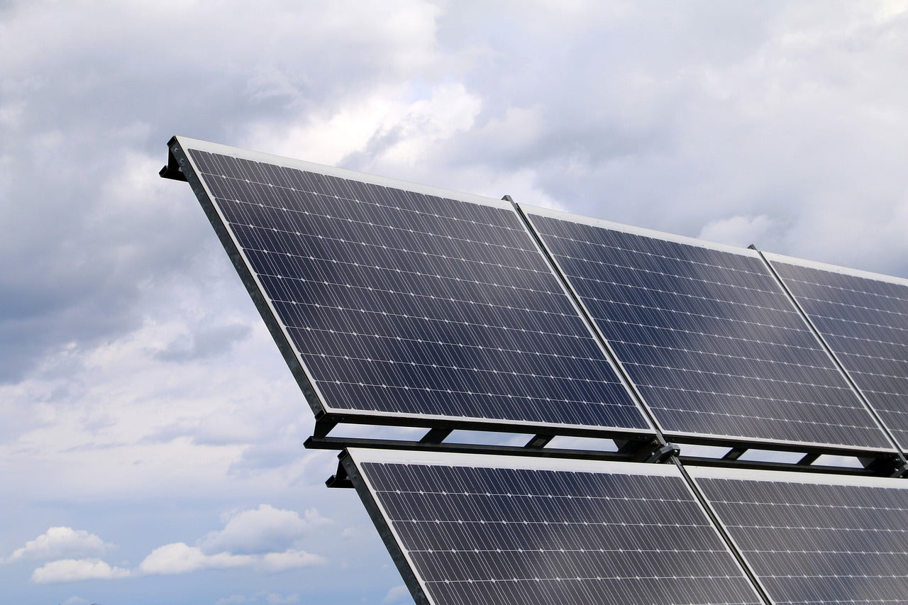 Solar Carport with bright weather