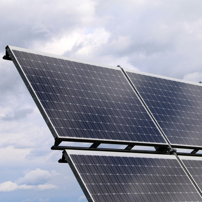 Solar Carport with bright weather