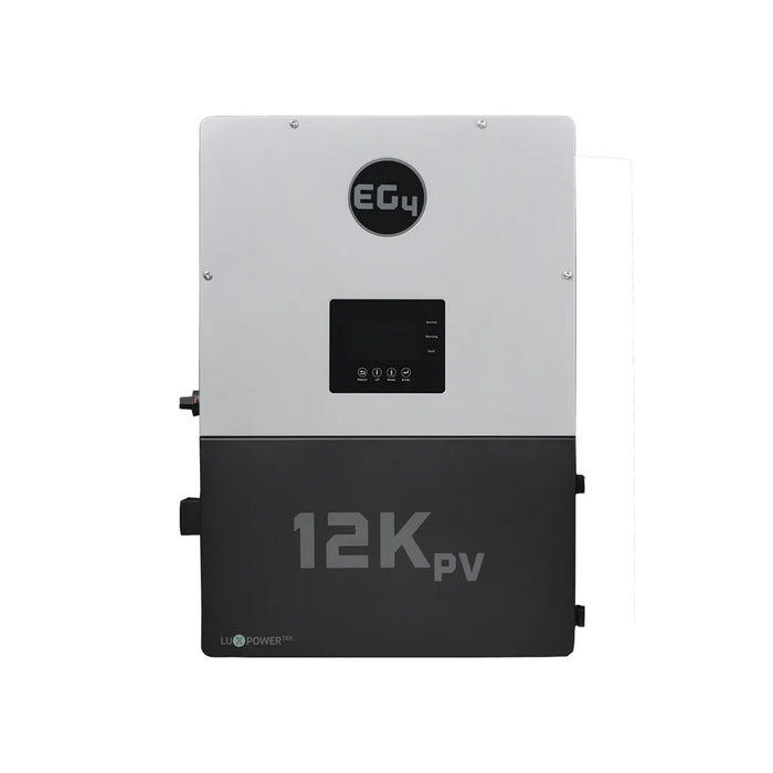 EG4 12KPV Hybrid Solar Inverter & EG4 WallMount Indoor Battery Bundle | 14.3kWh - 85.8kWh Capacity