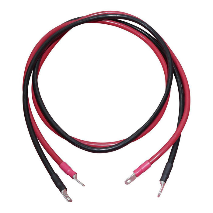 96in 1 AWG Battery to Inverter Cables | Black and Red