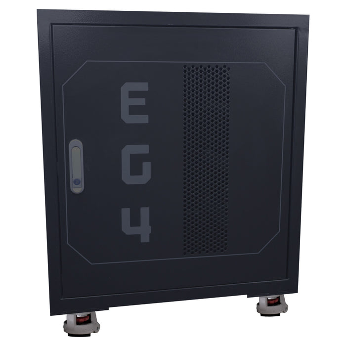 EG4 3-Slot Battery Rack | With Pre-Assembled Enclosed Rack | With Door & Wheels | Busbar Covers (Copy)