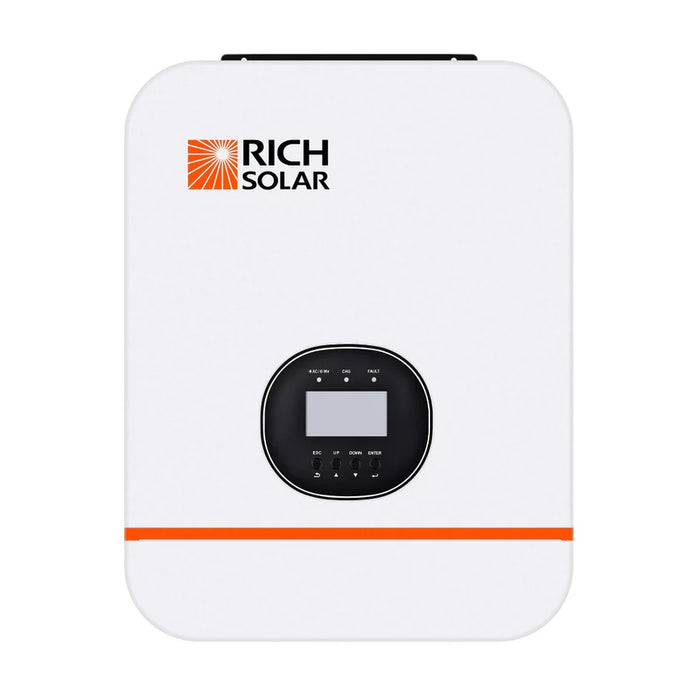 Rich Solar 3000 Watt (3 KW) 48 Volt Off-Grid Hybrid Solar Inverter