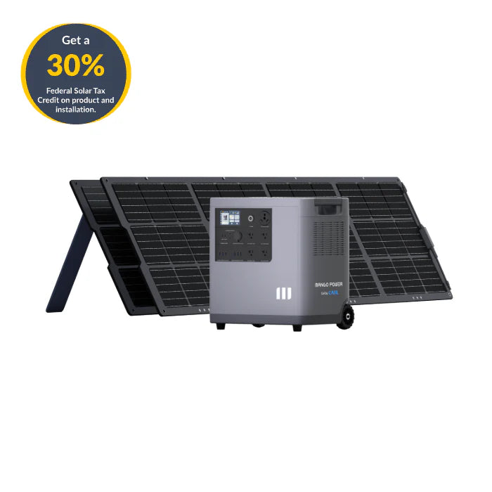 Mango Power E Portable Power Station- Solar Generator Kit