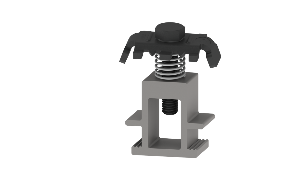 K2 Racking 4000229 Mid Clamp Set | 27-40mm | Dark — Direct Solar Power