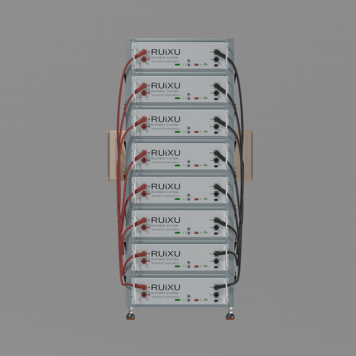 RUiXU Battery Optional Installation Method - Bracket Rack - Flexibility & Stackable