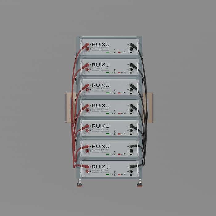 RUiXU Battery Optional Installation Method - Bracket Rack - Flexibility & Stackable