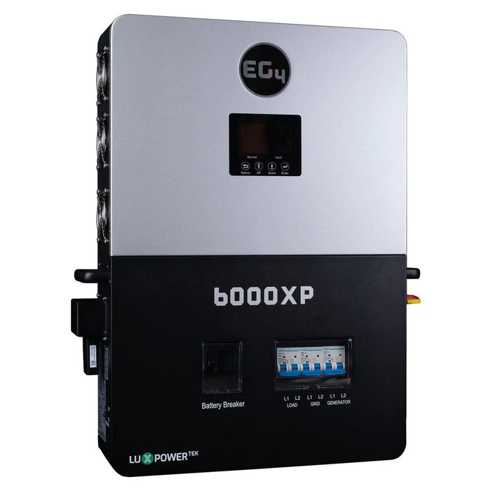 EG4 6000XP Off-Grid All-In-One Solar Inverter | 8000W PV Input | 6000W Output | 480V VOC Input | 48V 120/240V Split Phase