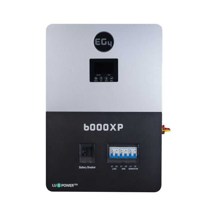 EG4 6000XP Off-Grid All-In-One Solar Inverter | 8000W PV Input | 6000W Output | 480V VOC Input | 48V 120/240V Split Phase