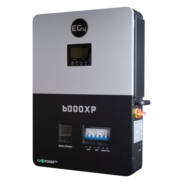 EG4 6000XP Off-Grid All-In-One Solar Inverter | 8000W PV Input | 6000W Output | 480V VOC Input | 48V 120/240V Split Phase