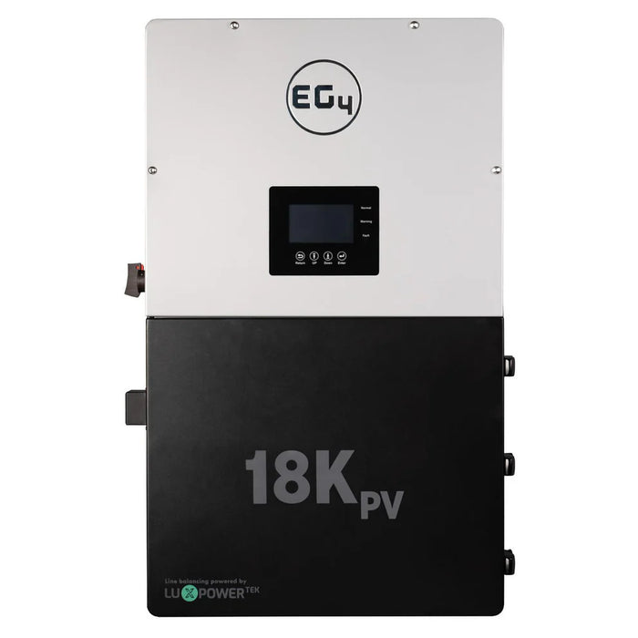 EG4 48V Indoor 280Ah Wall-mount Battery & EG4 18KPV 18,000W PV Input Inverter System Bundle