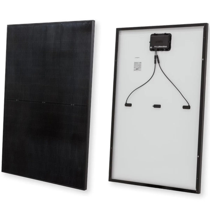 Hanwha Qcell 430W Q.ANTUM NEO N-Type Monofacial Solar Panel Pallet (Integrated Microinverter) | 32 Panels | Q.TRON BLK M-G2.H1+/AC 430