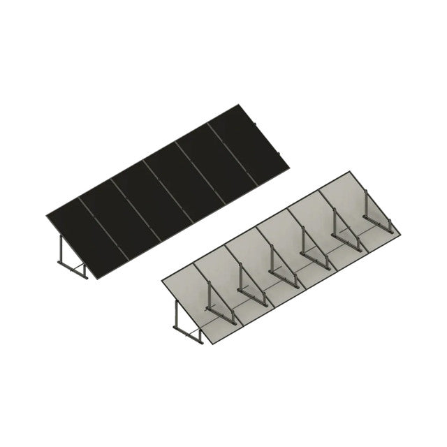 IntegraRack IR-40FSAA BallastRack™ Adjustable Angle Solar Panel Ground Mount - Aircraft Grade Aluminum