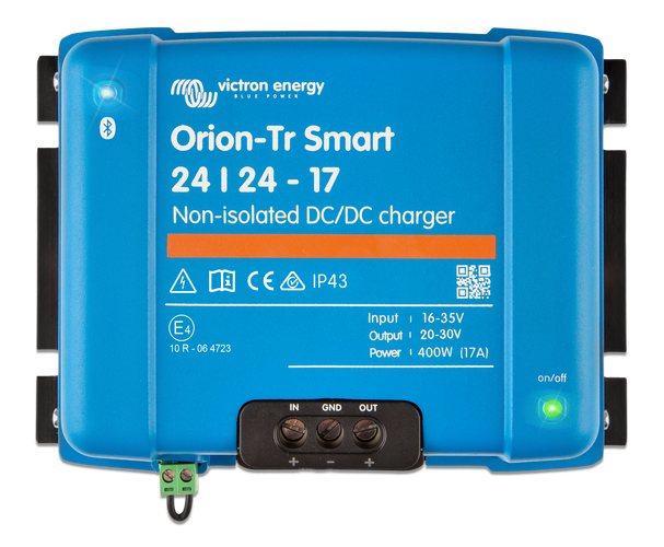 Victron Orion-Tr Smart 24/24-17A (400W) DC-DC Charger, Non-Isolated
