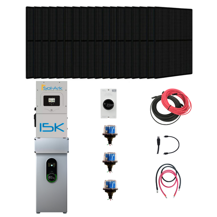 Complete Hybrid Solar Kit | Sol Ark 15K | 36 x Hyperion 400W Solar Panels | 15kW Continous Output