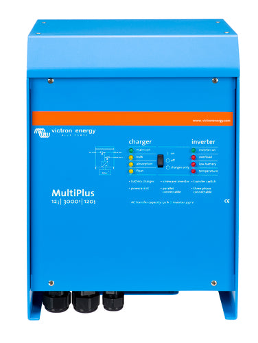 Victron MultiPlus 3000 Watt 12 Volt Inverter & 120 Amp UL 1741 Inverter/Charger