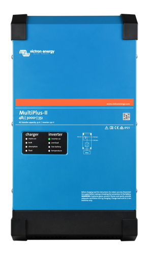 Victron MultiPlus-II 3000 Watts, 48 Volts DC, 120 Volts AC, 35 Amp Charger UL 1741 Inverter/Charger