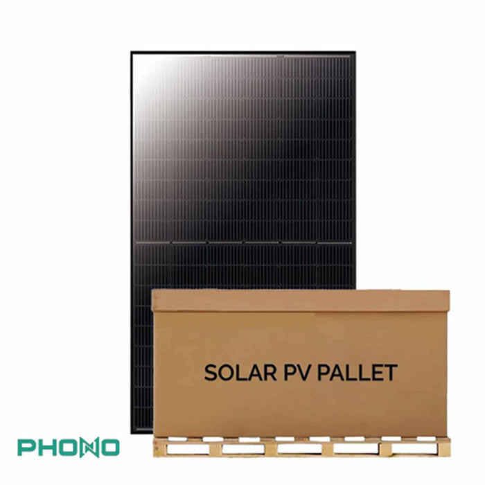 Phono 14.4kW Pallet of 400W Mono-crystalline Solar Panel (black) | PS400M6-18/VHB | Full Pallet (36 panels)