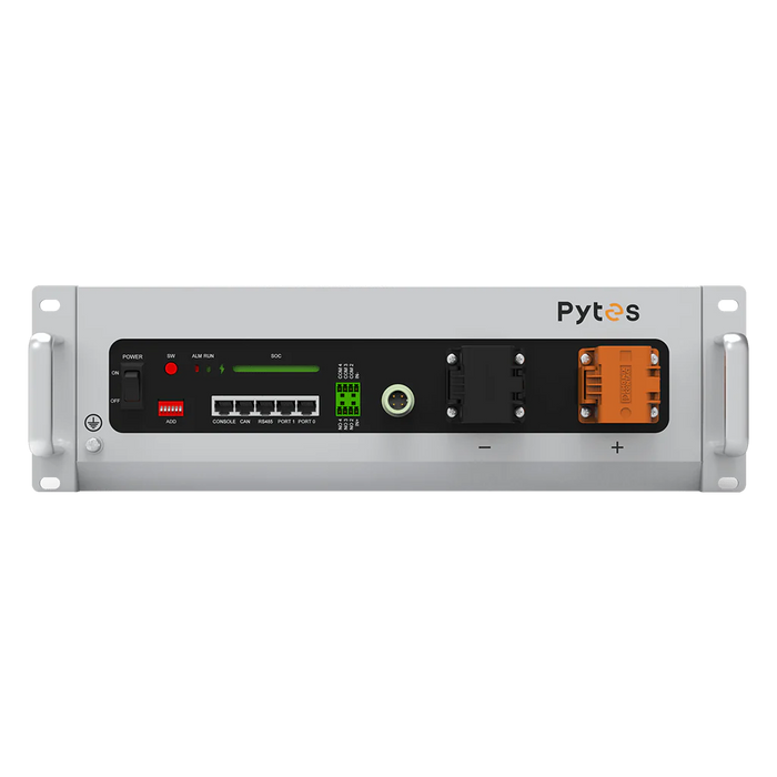 Pytes V5 5.12kWh 51.2V 100Ah Lithium Server Rack Battery | w/ Busbars and Cables