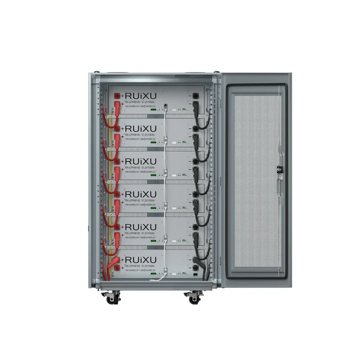 RUiXU RX-LFP48100 Self Heating Lithium Server Rack Battery Kit | 15 kWH, 20 kWH, 25 kWH, 30 kWH