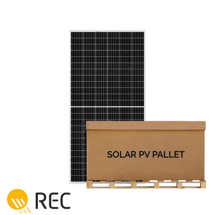 REC 12.2 kW Pallet of 370W Mono Split Cell Solar Panels (Silver) | REC370TP2SM72 | Full Pallet (33 panels)