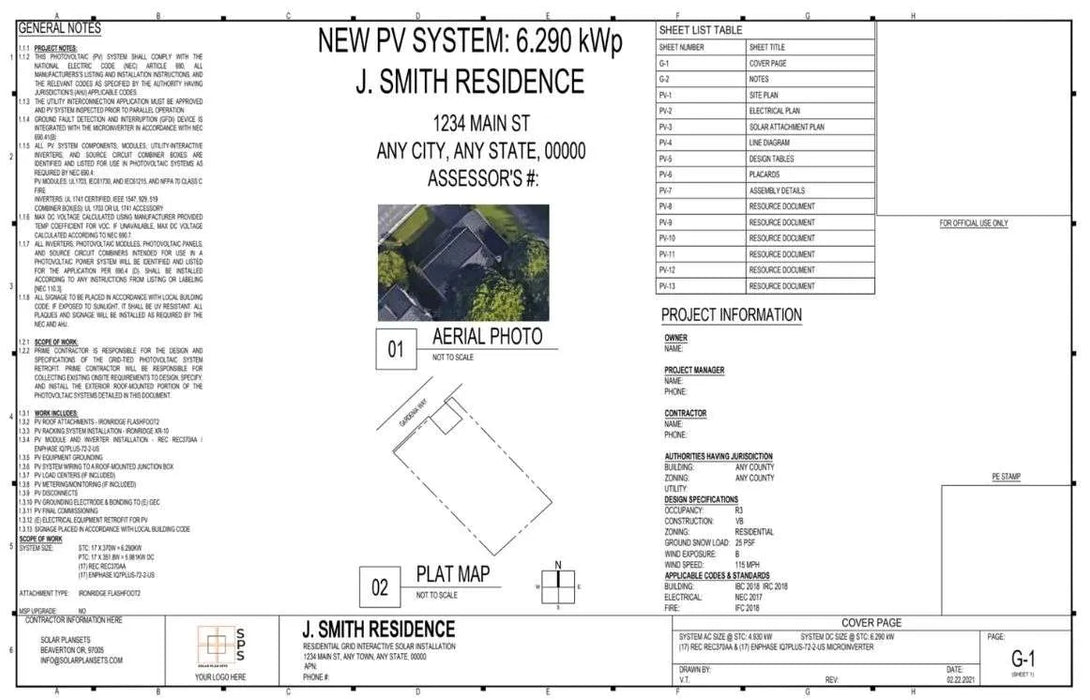 Electrical Engineer Review & Stamp for Solar Plan Sets