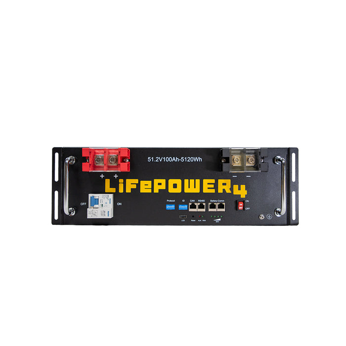 EG4 LifePower4 V2 Lithium Battery | 48V 100AH | Server Rack Battery