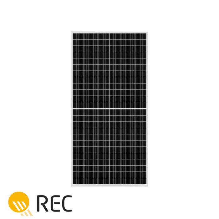 REC 370W Mono Split Cell Solar Panel Twin Peak 2S 72 Series (Silver) | REC370TP2SM72