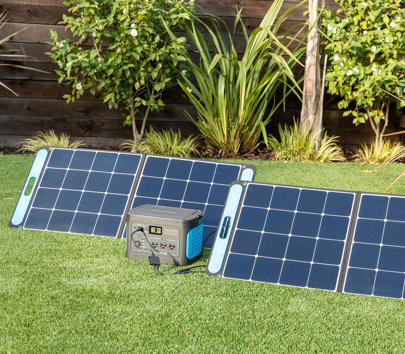 1000-Watt HomePower ONE Lithium-Ion Solar Generators (Backup Battery + Solar Panels)