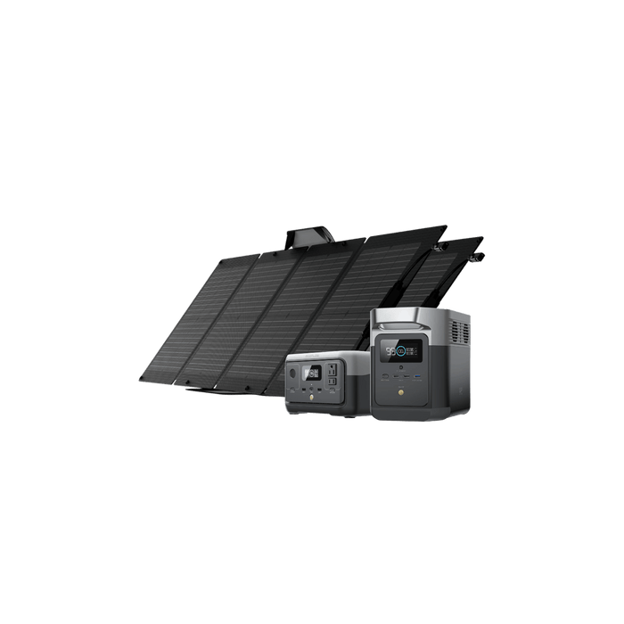 EcoFlow DELTA mini + EcoFlow RIVER 2 + 2 x 110W Portable Solar Panels