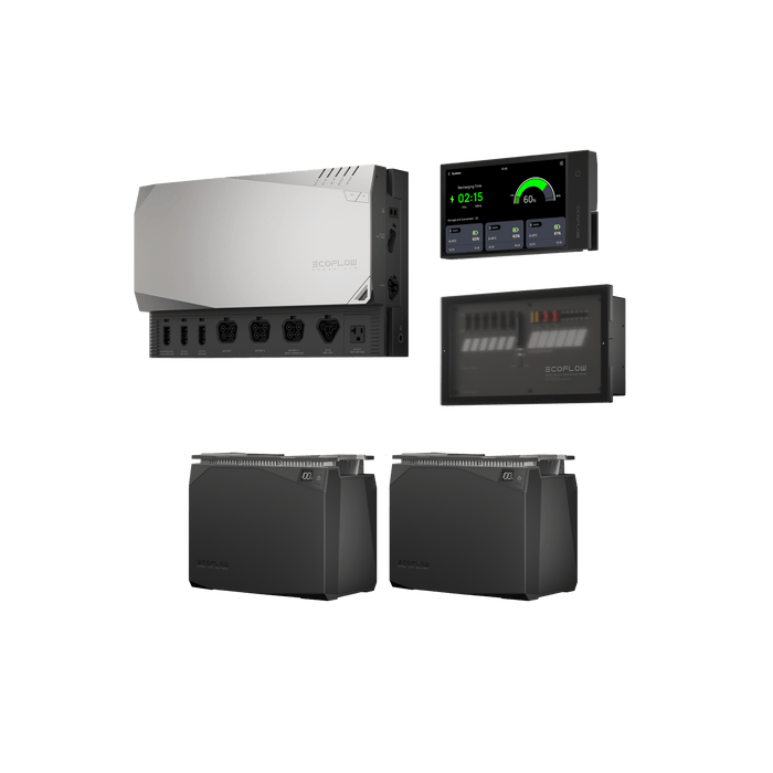 EcoFlow US Standalone Independence Kit (4kWh) EcoFlow 4kWh Power Kits