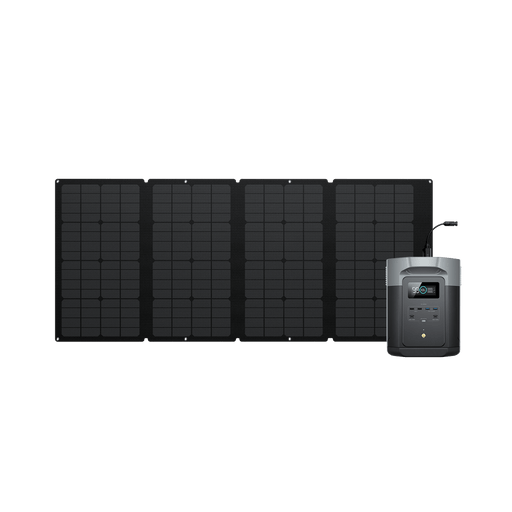 EcoFlow US EcoFlow DELTA 2 Max + 160W Portable Solar Panel