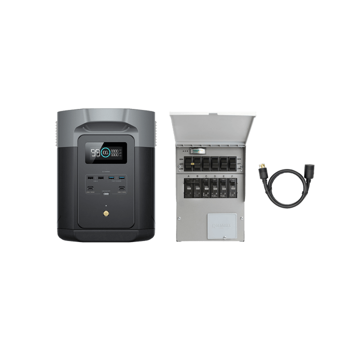 EcoFlow DELTA 2 Max + Transfer Switch