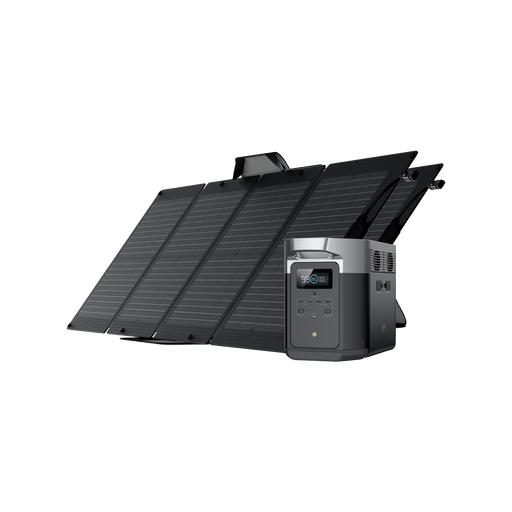 EcoFlow US Bundle DELTA Max (2000) / 2*110W EcoFlow DELTA Max + 110W Portable Solar Panel