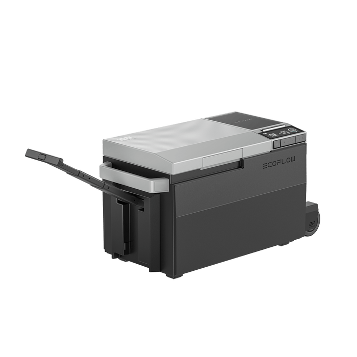 EcoFlow US GLACIER Portable Refrigerator / GLACIER Detachable Wheels and Lever EcoFlow GLACIER Portable Refrigerator